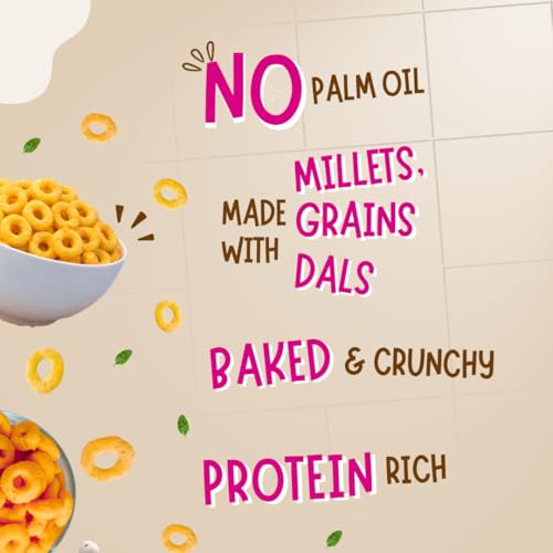 Image of Troovy Healthy High Puffs&chips 3-in-1| No Palm Oil, Cholesterol or Trans Fats, No Junk & Chemicals | Made with Multiple Millets, Grains and Dal | Pudina Puffs (80gm x 1) | Cheese & Herbs Puffs (80gm x 1) | Ragi chips (Masala Punch, 70gm x 1)