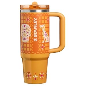 STANLEY Quencher ProTour Flipstraw Tumbler, 30 oz, Marigold Papel Picado