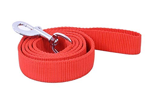PSK PET MART 1.5 Inch Nylon Export Quality Dog Leash - Red (Extra Large) (B09FQ66H7V) Amazon Price History, Amazon Price Tracker