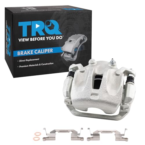 Image of TRQ Front Left Brake Caliper Drivers Side | For 2003-2007 Nissan Murano