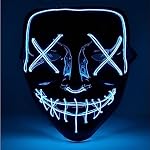TK Gruppe Timo Klingler – TK Gruppe Timo Klingler 10x LED Grusel Maske blau - wie aus 