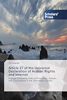 Article 27 of the Universal Declaration of Human Rights and Internet 363966907X Book Cover