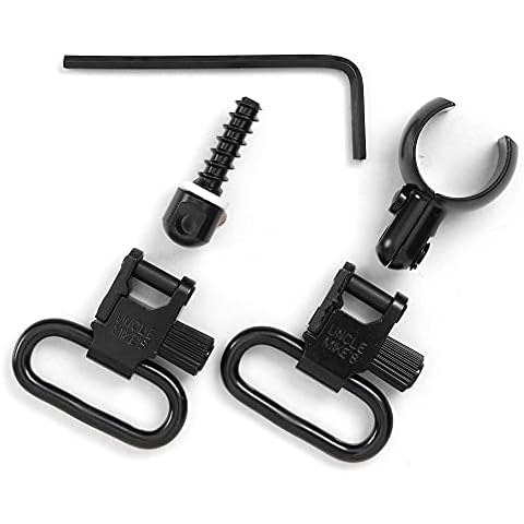 Uncle Mike's QD Quick Detachable Super Swivel 1391-2 for 1" slings , Black Cover