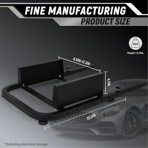 Image of Racing Rear Seat Stand Seat Add-On Stand for Steering Wheel Stands to Expand into Racing Simulator Cockpit,Seat not Included,Universal Bucket Seat Frame Mount Bracket,Support DIY