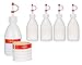 5 Botellas exprimibles de 100 ml, Botellas de Spray de LDPE con Tapa de Goteo, Botellas de Adorno, Botella Decorativa para la Cocina, el Hobby o el Laboratorio
