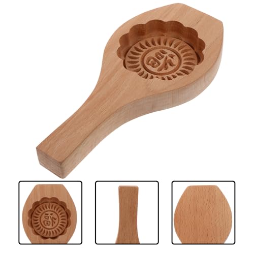 Molde de madera para pastel de luna forma floral miniatura 6