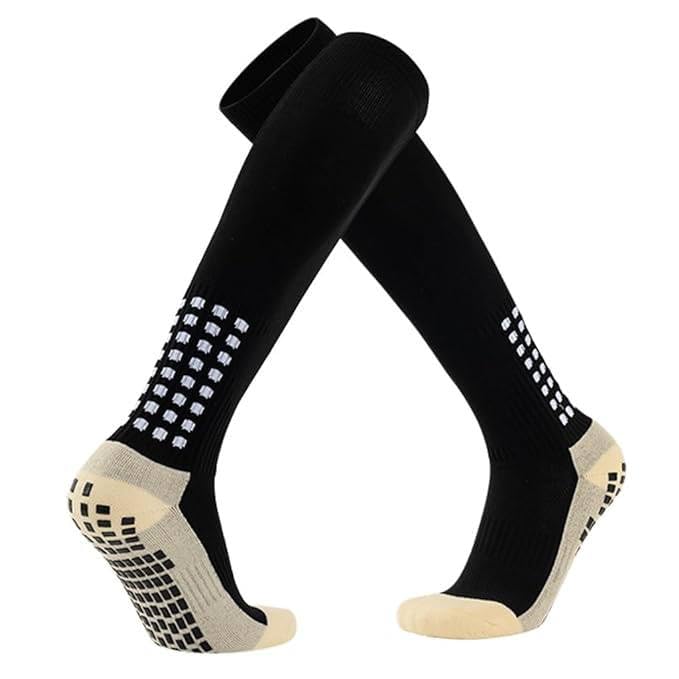 Hi-Tech Performance Rubber Anti-Slip and Thicken Cushion Sport Ankle Length Socks for Badminton Soccer Running Gym&Indoor,Training,ALL Sports Socks,for Men Women-[1Pair- Multicolor]-image-8