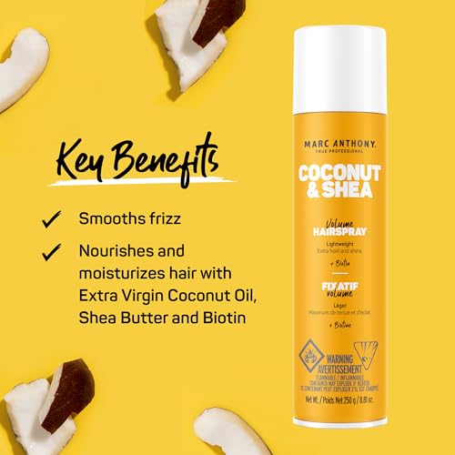 Marc Anthony 621732531220 Coconut Oil Volume Hairspray thumb #1