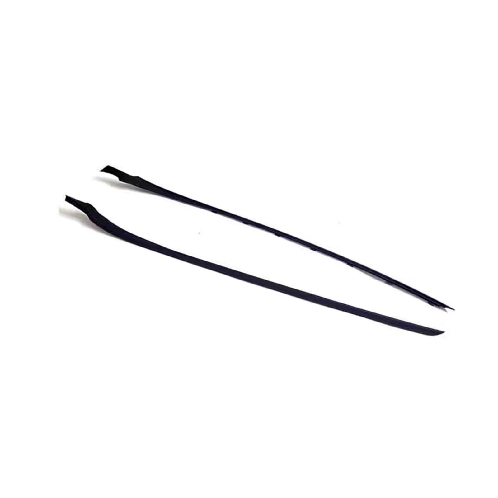 Car Weather Stripping for Ford for Fiesta 2009-2014 Be8Z5403136A Protective Weatherstrip Outer Laminate 2 Pcs Front Outside Windshield Side Rubber