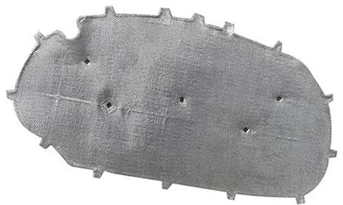 Wivplex, for VW, for Golf, 6, for Golf, 6 GTI Auto Fronthaube Schalldämmung Baumwolle Wärmedämmung Pad Abdeckung Motor-Isoliermatte(Black Aluminum)