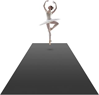 VEVOR Dance Floor Roll,6.6 x 7.9 ft Practice Dance Floor,1.5mm Thickness PVC Dance Flooring Dance Floor,Non-Slide &Wearproof Dance Floor Easy Cleaning for Ballet