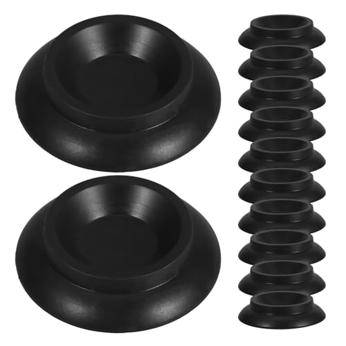 VILLFUL 20pcs Anti-slip Grand Piano Caster Cups for Furniture Wheels Plastic Foot Fixers for Refrigerator and Office Chair Non-skid Pads for Hardwood Floors Shock Absorbing Wheel Stoppers