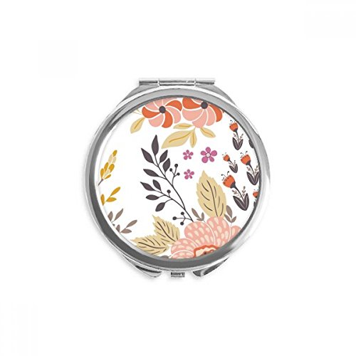 Miroir rond de poche portable pour corriger le maquillage sans encombrement