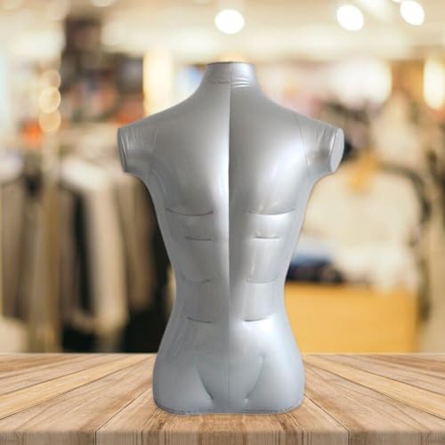 Maniquí masculino inflable torso de exhibición para tiendas minoristas y boutiques 4