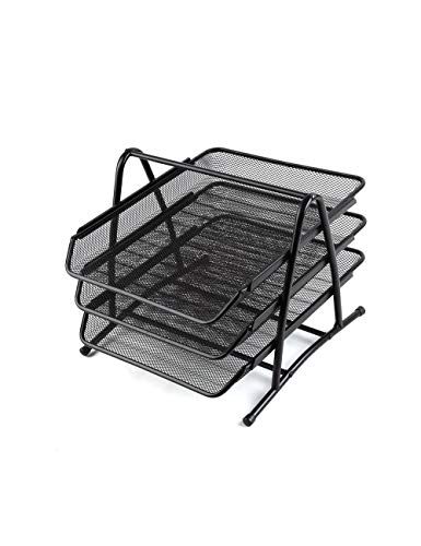 Preisvergleich Produktbild Ablageschränke 3-lagiger Aktenhalter im Office-Dokumentenfach für A4-Aktenbriefpapier Bürobedarf