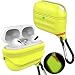 Produktbild HALLEAST Für Airpods Pro 2 Casewasserdichte Hülle Unterstützt drahtloses Aufladen,Silikon Wasserdicht Schutzhülle Cover Kompatibel mit Apple Airpods Pro 2 2022/Airpods Pro 2019,Night Glow Yellow