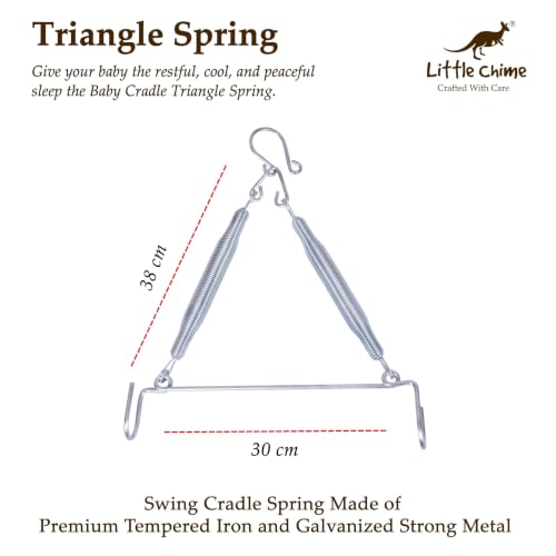 Image of New Born Baby Cradle-Cot Metal Hanger /Baby Hanging Swing Cradle /Baby Window Cradle (KC06 Blue)