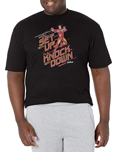 T-shirt Marvel homme grand résolvant le problème de longueur