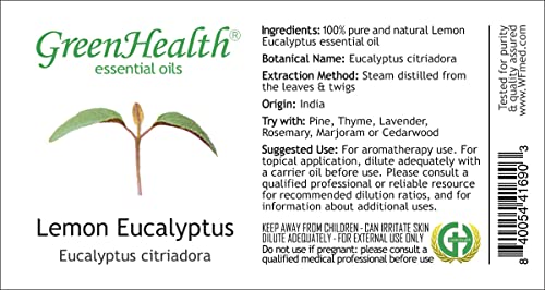 Aceite Esencial 100% Puro de Limón Eucalipto 8 oz miniatura 2
