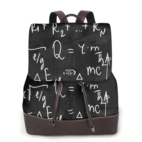 Salelf Fórmula educativa para mulheres, bolsa de microfibra PU, antirroubo, grande, bolsa de viagem de designer de moda, bolsas de ombro femininas