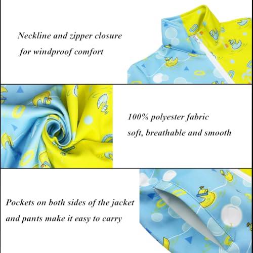 Image of Kids Two-Piece Classic Zippered Sports Jacket Set Sweatpants Jogging Teenager Sportswear Set