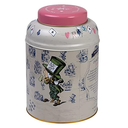 Vintage Alice in Wonderland tea caddy - Image 5