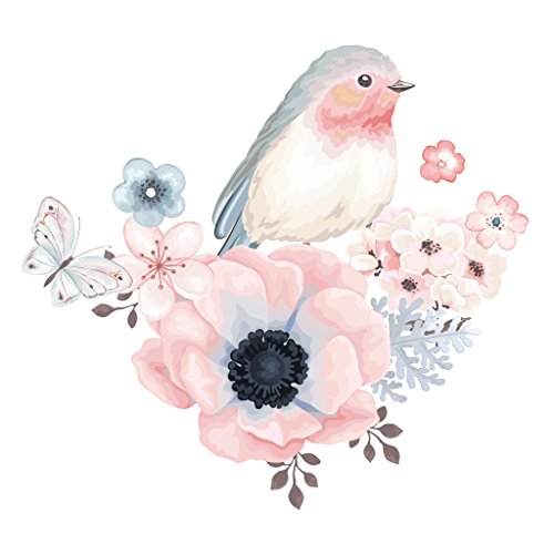 BASSK Transferts thermocollants,Oiseau De Fer sur La Patch DIY Autocollant De Transfert De Chaleur De Transfert De Vêtements De T-Shirt Tissu Cover