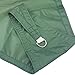 Pare-soleil Voile Rectangle Toile d'ombrage 98% UV Block Imperméable à l'eau Auvent avec corde, auvent coupe-vent et anti-poussière pour Patio Jardin Piscine Poof Pergola Backyard, Vert foncé 2 x 3 m