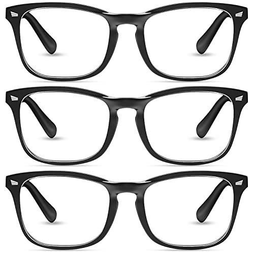 VVDQELLA Anti-blaue Lesebrillen mit Ultraleichtem Rahmen Lesehilfe Lesebrille Blau Licht blockierende Computer Brille Vintage Sehehilfe für Damen Schwarz 2.00 Cover