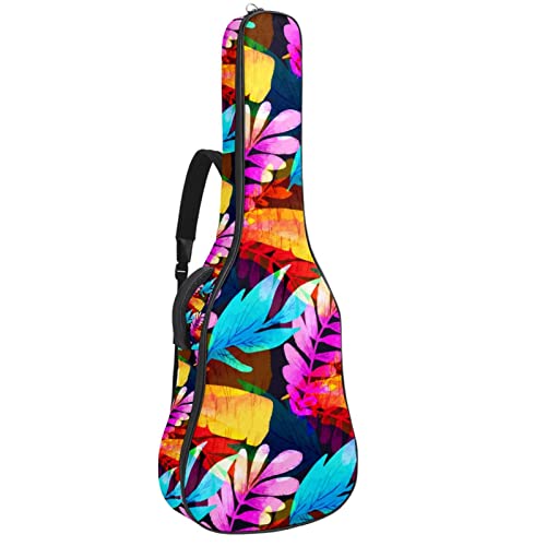 Sac à dos imperméable pour guitare acoustique – Motif épais et doux – Avec housse de guitare classique, Couleur 2, 42… - Les Beatles, Paul McCartney, John Lennon, RIngo Starr, George Harrison Sac à dos imperméable pour guitare acoustique - Motif épais et doux - Avec housse de guitare classique, Couleur 2, 42…
