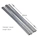 Flux Core Aluminum Rods Low Temperature Easy Melt Aluminum Welding Rods Metal Universal Welding Wire for Welding Alloys,Stainless Steel,Galvanized Steel,Copper DIY Welding and Brazing Repair (50Pcs)