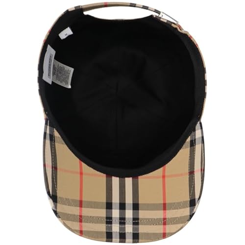 Burberry Cap Vintage Check Baseball Cap Monogram Motif Hat Cap 8068032, beige, M - Image 5