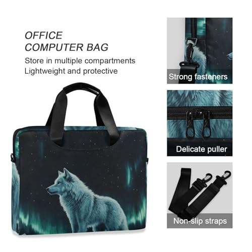 Maletín para portátil ALAZA Wolf Green 13-15.6 pulg miniatura 5