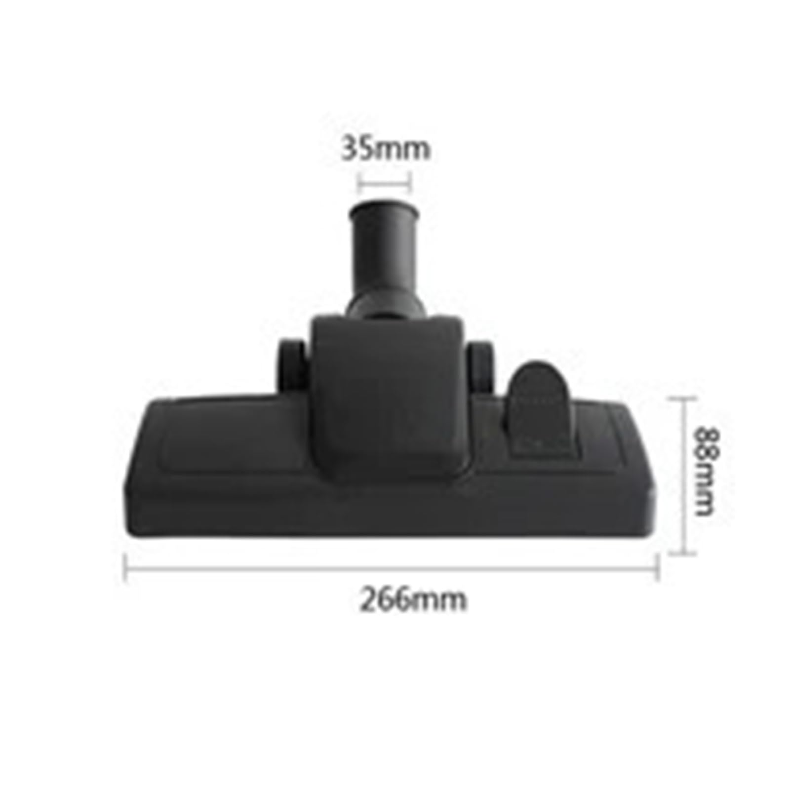 Tête de brosse à sol, Compatible avec universel, calibre 32mm 35mm