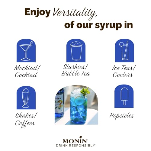 Image of Monin Blue Curacao Bottle, 700 Millilitre, Liquid