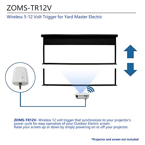 Elite Screens Wireless 5-12 Volt Trigger for Yard Master Electric Outdoor Projection Screen, ZOMS-TR12V by Elite Screens - Image 2