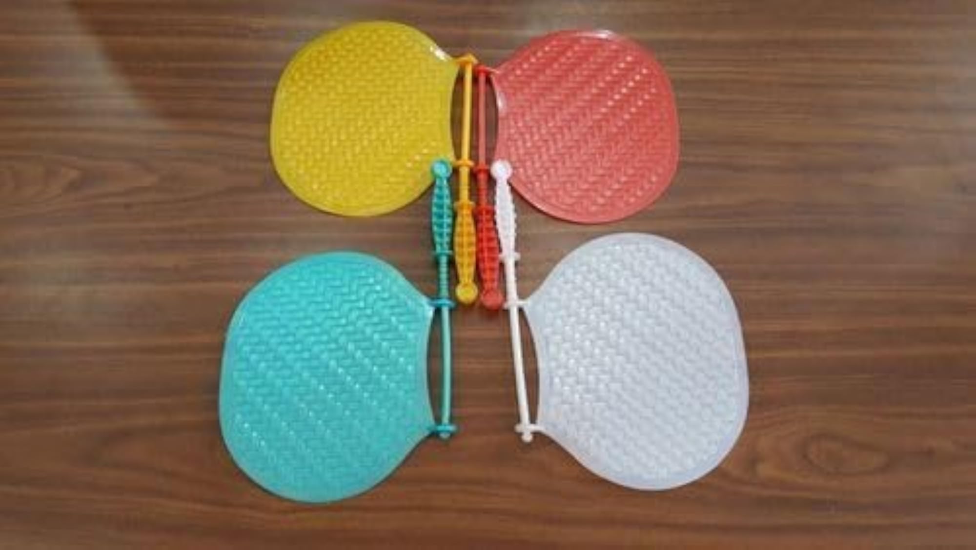 Beautiful Natural Hand Held Fan, Bena Beejna Style