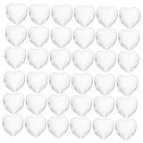 Healvian Lot De 100 Décorations En Strass En Forme De Cœur De Chiffres De Pierres Préci...