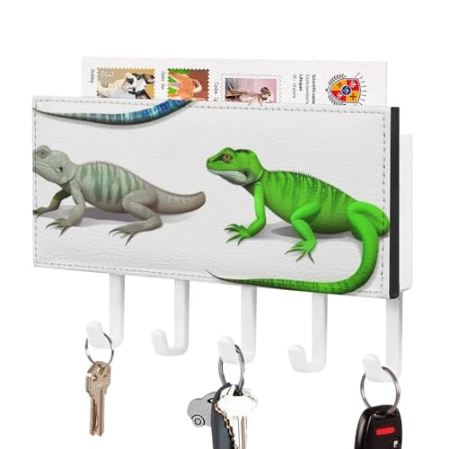 Rkklvbns Key Holder Different Types of Lizard Wall Mounted Key