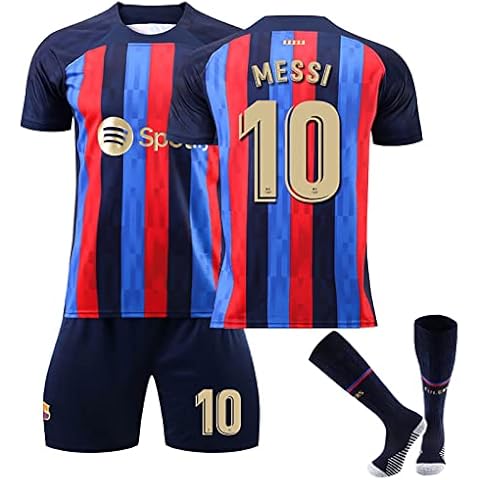2022/23 Neu Fußball Trikot Nr.10/7/30/25 Stripe Trikot Set Fußballtrikot Kinder/Erwachsene Cover
