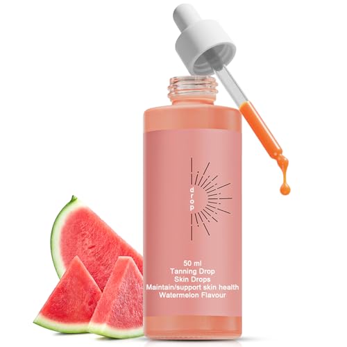 Sunless Tanning Drops, Tanning Drops for Face and Body, Gradual Sunless Drop for a Natural, Sun-Kissed Glow, Moisturizing Bronzing Tanner for Whole Body, 1.68 Fl Oz