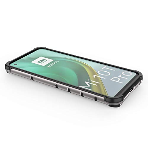 Image of Glasgow | for Mi 10T Honeycomb Pattern Back Case Cover for Mi 10T - Black