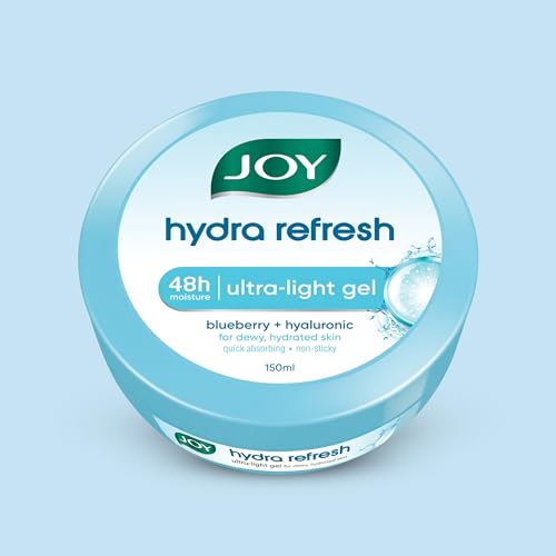 Joy Hydra Refresh Ultra Light Oil-Free Gel Moisturizer for Oily & Acne-Prone Skin | Hyaluronic Acid + Panthenol | 48hr Hydration, Non-Sticky Matte Finish | 150ml - Image 7