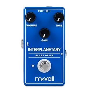 Are you looking for legendary blues tones? Look no further than the Movall Interplanetary Blues Drive pedal: A much sought after tone inspired by a legendary pedal made famous by blues legend J M. Vintage tones: Recreate the iconic tones of the legen...