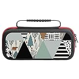 Einfach zu tragen: Sehr leicht und einfach zu tragen. Rundum-Reißverschluss für maximalen Schutz, hält Nintendo Switch sicher während der Reise verstaut.