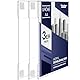 Acryl-Schilderhalter zum Einklemmen, A4 - Hoch- oder Querformat, durchsichtiger Wandrahmen, perfekt für Zuhause, Büro, Geschäft, Laden, Restaurant, mit Klettverschluss zur Wandbefestigung (A4-3 Pack)