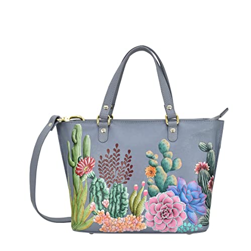 Image of Anuschka Women's Original Hand-Painted Genuine Leather Medium Tote