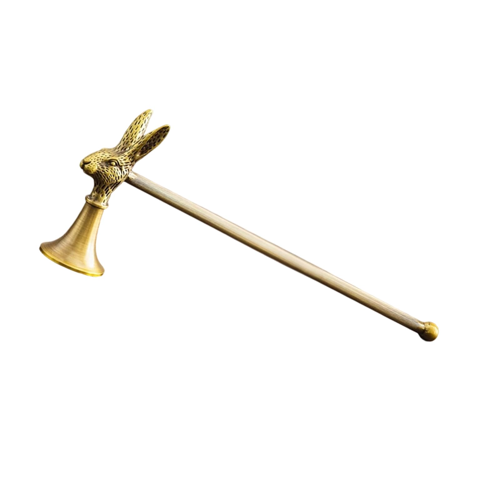 YROHGKPN Brass Candlesnuffers Wicks Snuffer Accessory, Extinguish Flame Safely with Long Handle Putting Out Snuffer Extinguishers with Long Handle