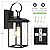 BesLowe 2-Pack Outdoor Wall Light Fixtures, Exterior Lighting Fixtures Wall Mount, Waterproof Porch Lights Outdoor Wall Sconces Lanterns, Modern Outside Lights for House Front Door Garage, Black