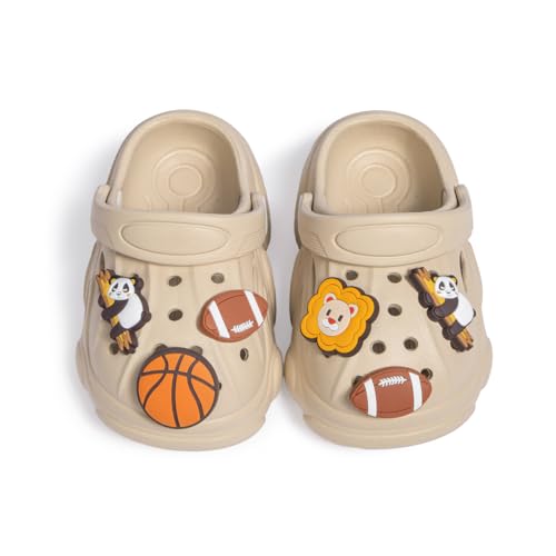 Image of Casazoe Toddler Boys Girls Cute Garden Clogs Kids Slip On Water Shoes EVA Lightweight Summer Slipper Slides Baby Comfort Sandals Children Outdoor Shower Beach Pool Play Shoes